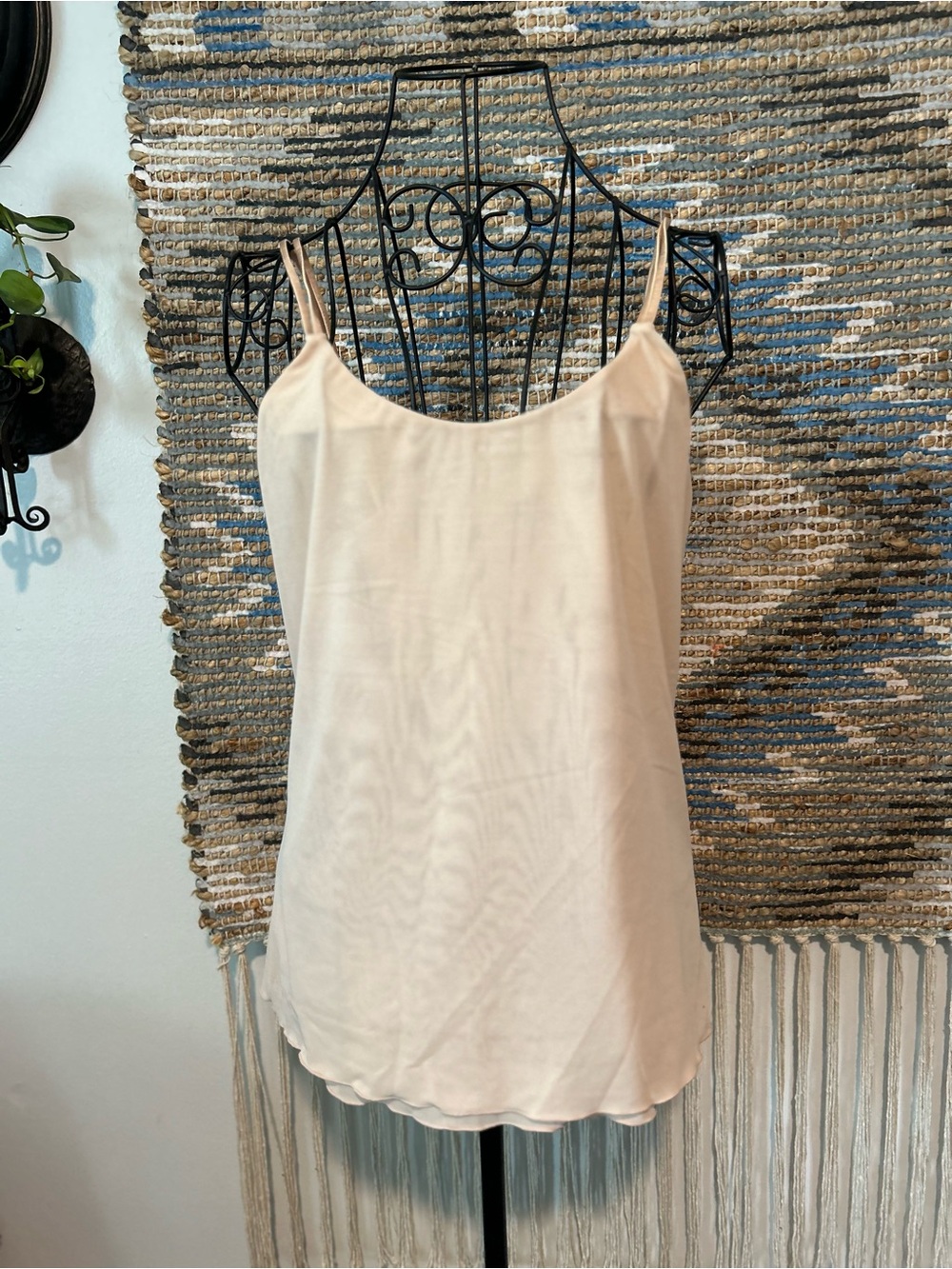 George Classic Cream Cami Tank Top